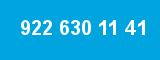 922 630 11 41 922 630 11 41
